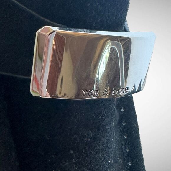 Rag & Bone Shiloh 2.0 Lug Sole Black Suede Loafer Size US 8.5 EU‎ 38.5 Slip On - Picture 6 of 11